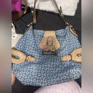 Vintage denim guess shoulder bag